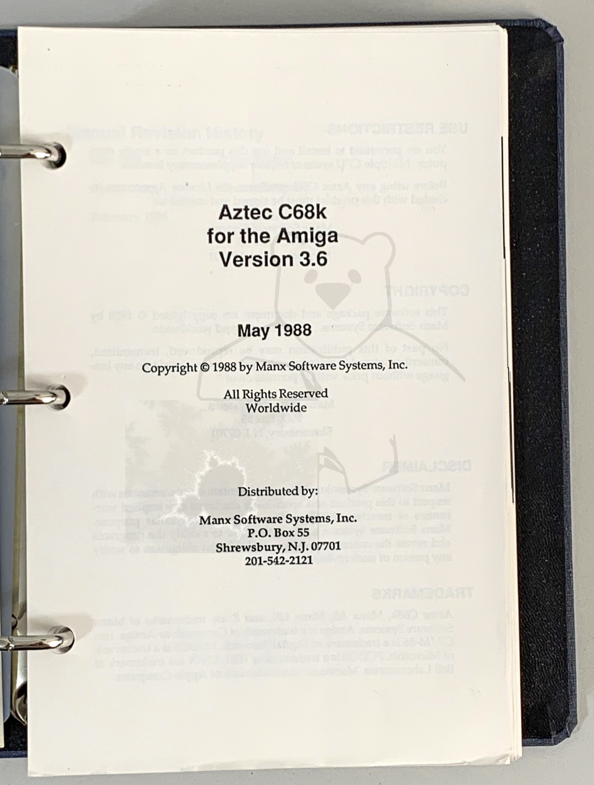 Manx Aztec C 68k - Handbuch